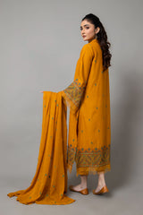 EMBROIDERED KARANDI LAWN 3 PCS (UNSTITCHED)