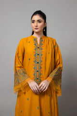 EMBROIDERED KARANDI LAWN 3 PCS (UNSTITCHED)