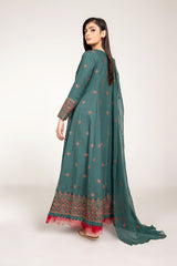 EMBROIDERED SLUB KHADDAR  3 PCS (UNSTITCHED)