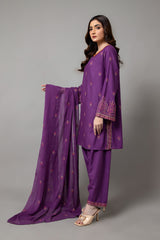 EMBROIDERED KARANDI LAWN 3 PCS (UNSTITCHED)