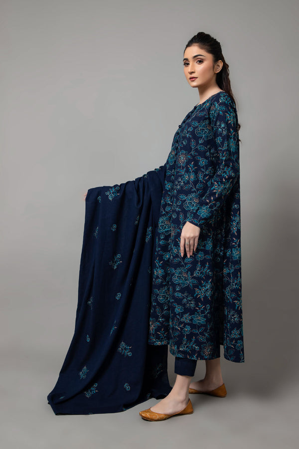 EMBROIDERED KARANDI LAWN 3 PCS (UNSTITCHED)