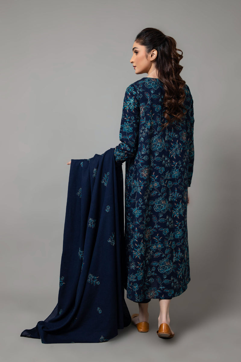 EMBROIDERED KARANDI LAWN 3 PCS (UNSTITCHED)