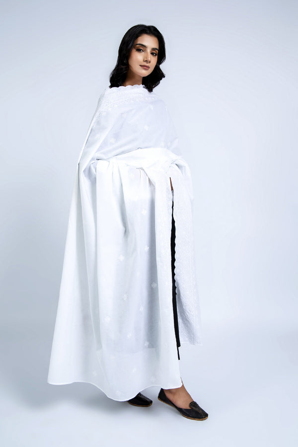 EMBROIDERED LAWN SHAWL (UNSTITCHED)