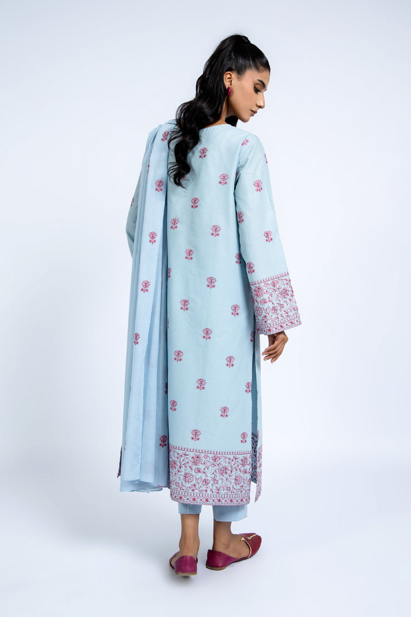 EMBROIDERED LAWN 3 PCS (UNSTITCHED)