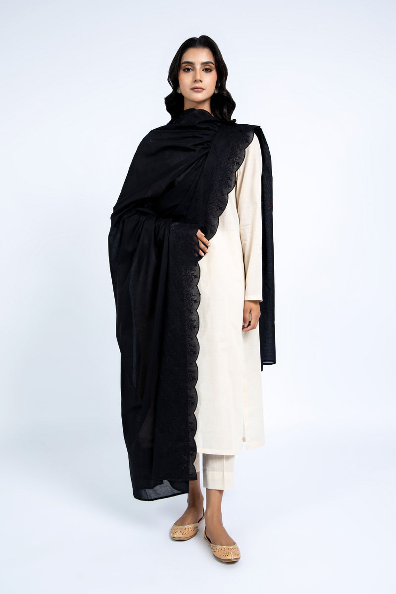 EMBROIDERED LAWN SHAWL (UNSTITCHED)