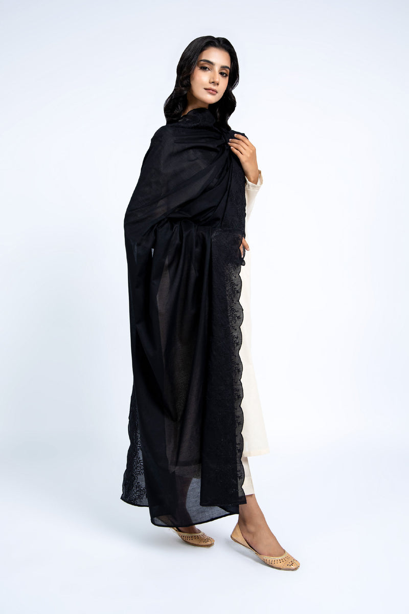 EMBROIDERED LAWN SHAWL (UNSTITCHED)