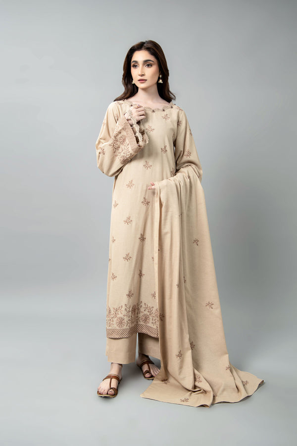 EMBROIDERED KARANDI LAWN 3 PCS (UNSTITCHED)