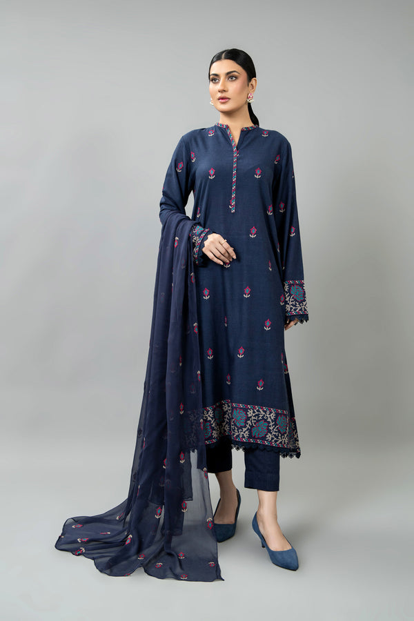 EMBROIDERED KARANDI LAWN 3 PCS (UNSTITCHED)