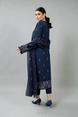 EMBROIDERED KARANDI LAWN 3 PCS (UNSTITCHED)