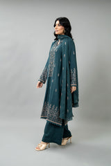 EMBROIDERED COTTON KARANDI 3 PCS (UNSTITCHED)