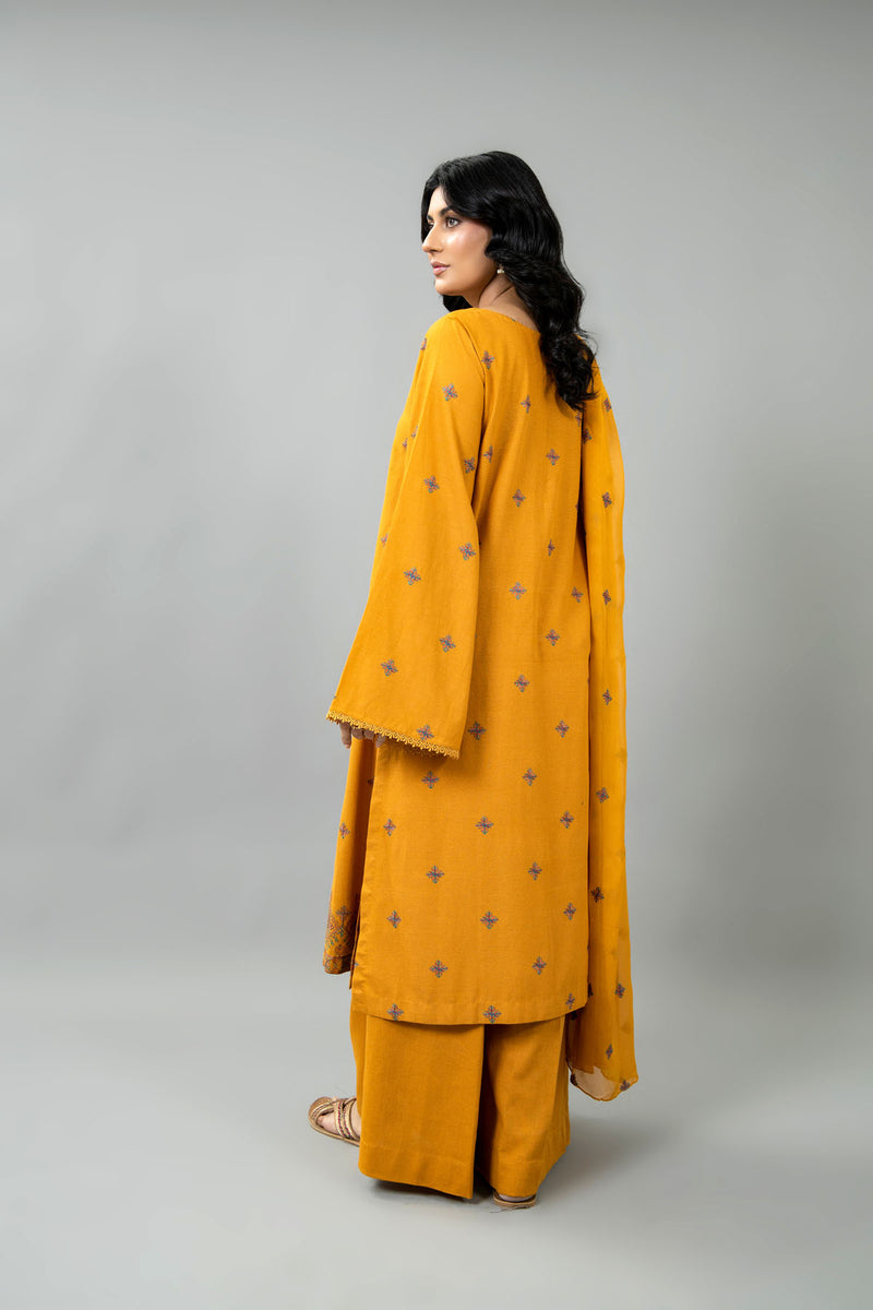 EMBROIDERED  KARANDI LAWN 3 PCS (UNSTITCHED)