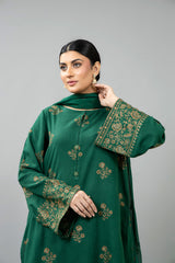 EMBROIDERED KARANDI LAWN 3 PCS (UNSTITCHED)