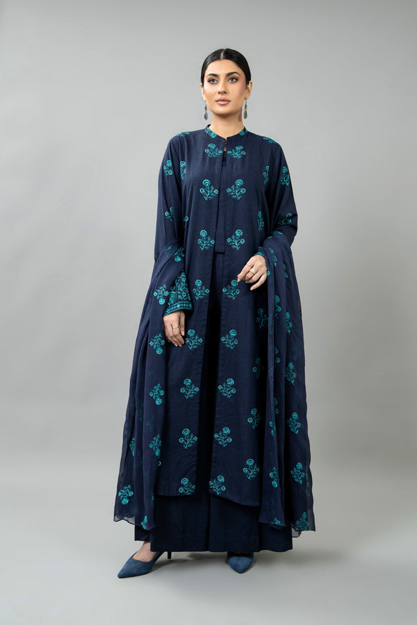 EMBROIDERED KARANDI LAWN 3 PCS (UNSTITCHED)