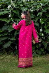 EMBROIDERED & SHEESHA WORK SLUB KHADDAR 2 PCS (UNSTITCHED)