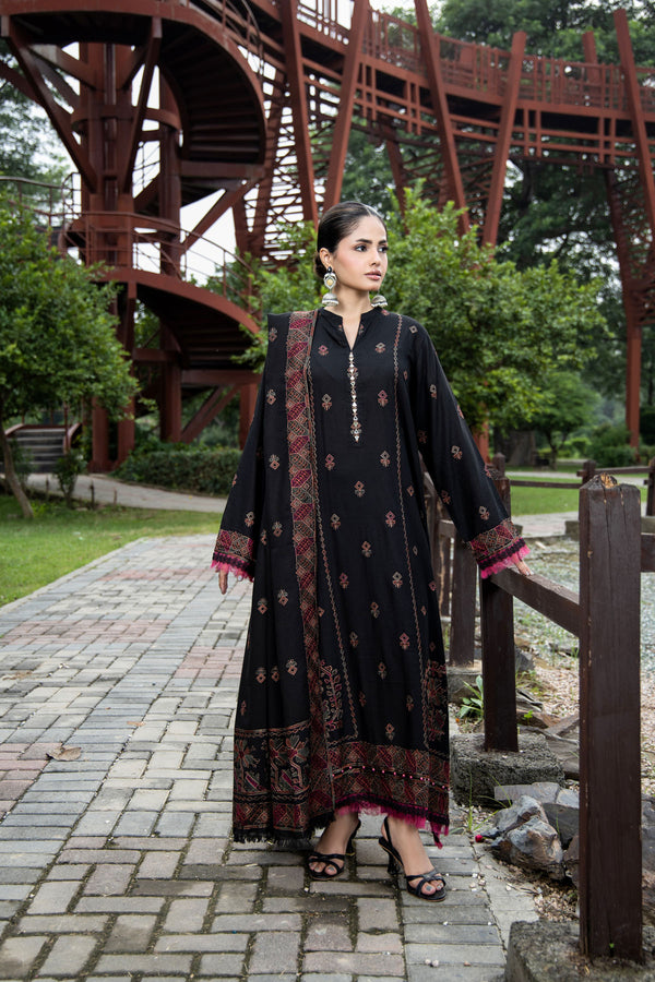 EMBROIDERED KARANDI LAWN 2 PCS (UNSTITCHED)