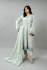 EMBROIDERED COTTON KARANDI 3 PCS (UNSTITCHED)