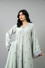 EMBROIDERED COTTON KARANDI 3 PCS (UNSTITCHED)