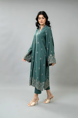 EMBROIDERED  KARANDI LAWN 2 PCS (UNSTITCHED)