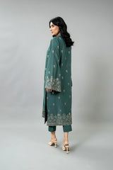 EMBROIDERED  KARANDI LAWN 2 PCS (UNSTITCHED)