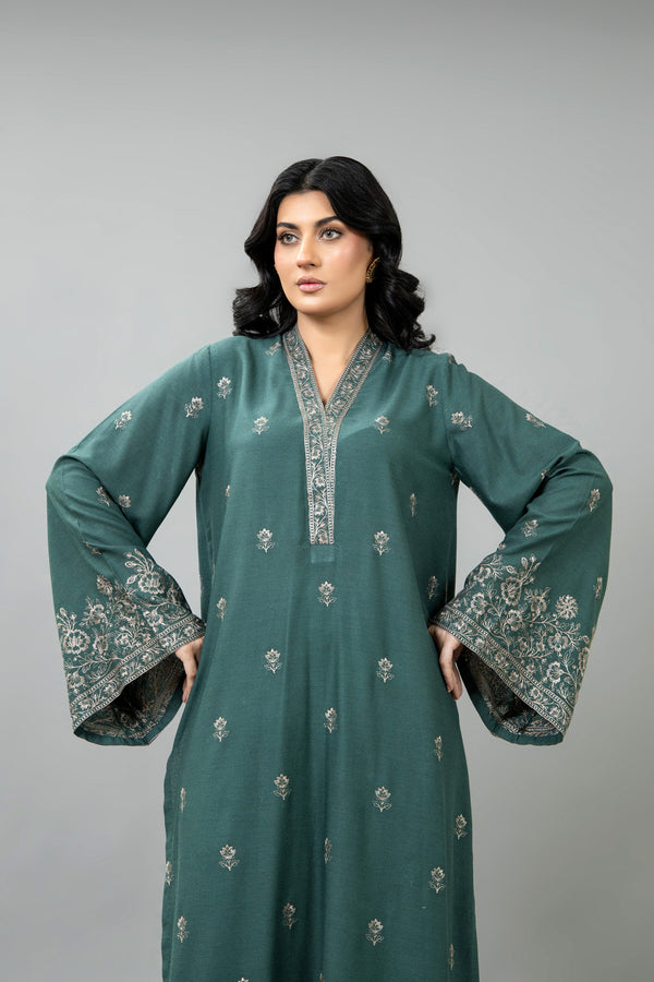 EMBROIDERED  KARANDI LAWN 2 PCS (UNSTITCHED)
