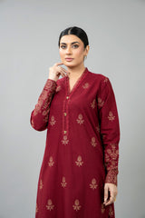 EMBROIDERED SLUB KHADDAR 2 PCS (UNSTITCHED)