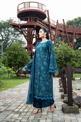 EMBROIDERED SLUB KHADDAR 3 PCS (UNSTITCHED)