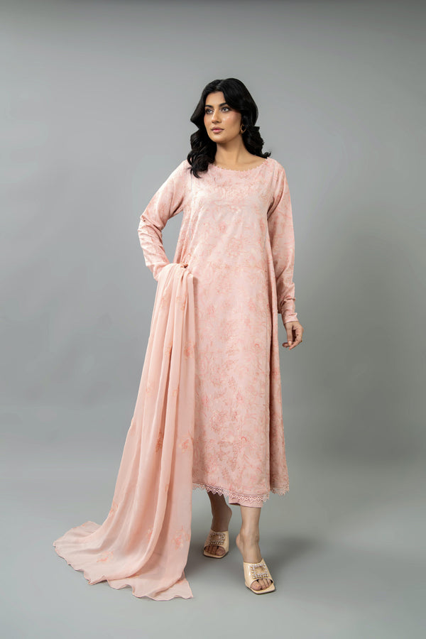 EMBROIDERED KARANDI LAWN 3 PCS (UNSTITCHED)