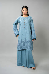 EMBROIDERED SLUB KHADDAR 2 PCS (UNSTITCHED)