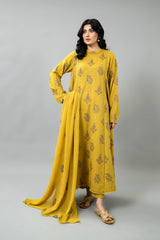 EMBROIDERED KARANDI LAWN 3 PCS (UNSTITCHED)