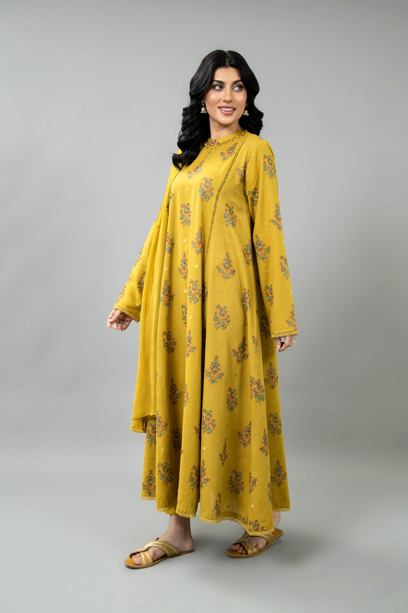 EMBROIDERED KARANDI LAWN 3 PCS (UNSTITCHED)