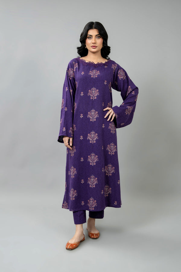 EMBROIDERED COTTON KARANDI 2 PCS (UNSTITCHED)