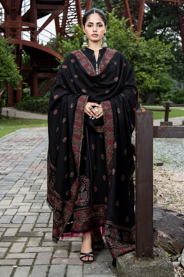 EMBROIDERED KARANDI LAWN SHAWL 1 PCS