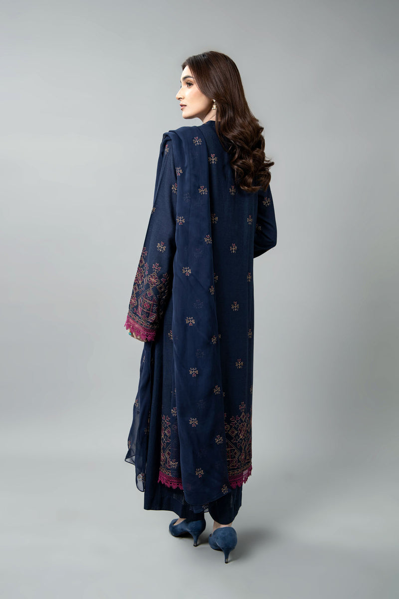 EMBROIDERED  KARANDI LAWN 3 PCS (UNSTITCHED)