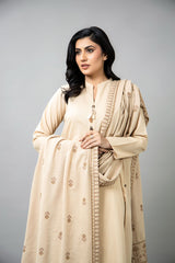 EMBROIDERED KARANDI LAWN SHAWL 1 PCS