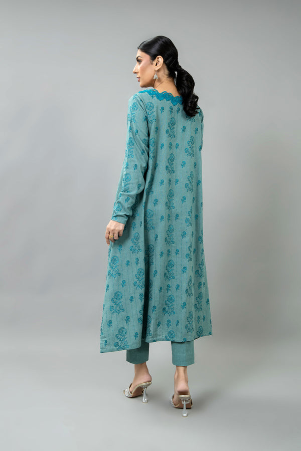 EMBROIDERED COTTON KARANDI 2 PCS (UNSTITCHED)