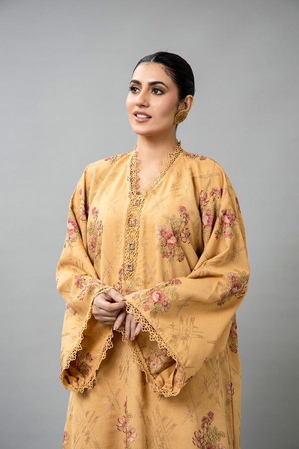 EMBROIDERED KARANDI LAWN 2 PCS (UNSTITCHED)