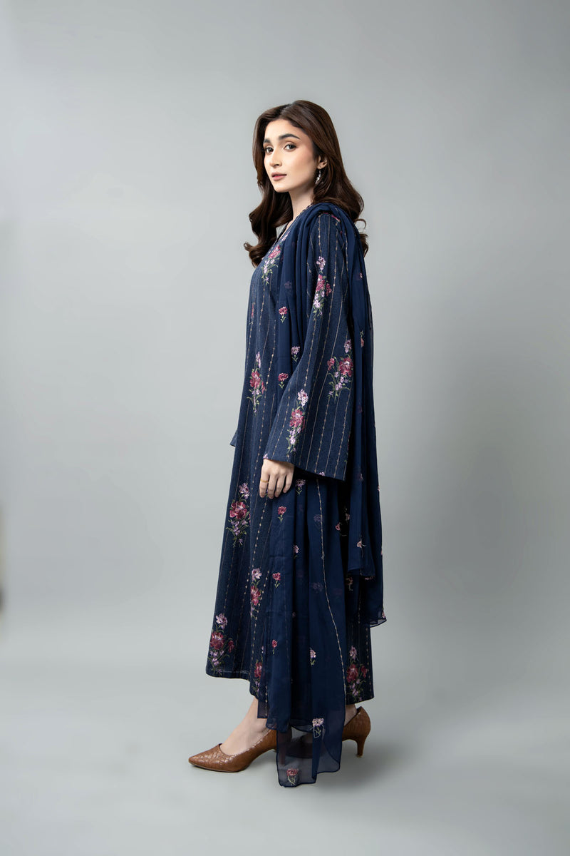 EMBROIDERED COTTON KARANDI 3 PCS (UNSTITCHED)