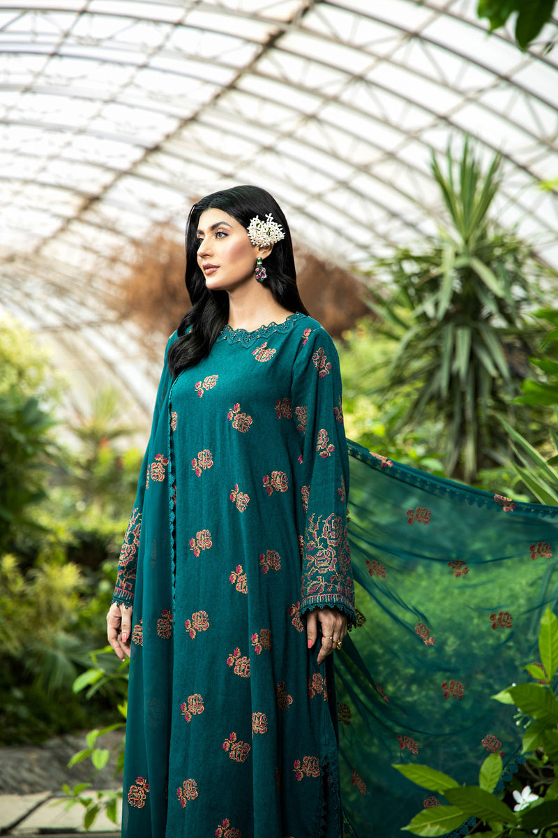 EMBROIDERED COTTON KARANDI  3 PCS (UNSTITCHED)