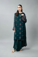 EMBROIDERED & EMBELISHED CHIFFON 3 PCS (UNSTITCHED)