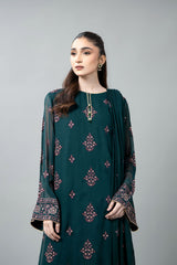 EMBROIDERED & EMBELISHED CHIFFON 3 PCS (UNSTITCHED)