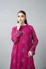 EMBROIDERED & EMBELISHED CHIFFON 3 PCS (UNSTITCHED)