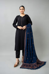 EMBROIDERED KARANDI LAWN SHAWL 1 PCS