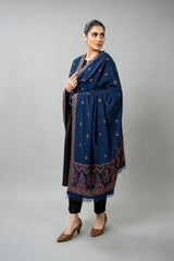 EMBROIDERED KARANDI LAWN SHAWL 1 PCS