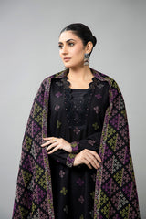 EMBROIDERED KARANDI LAWN SHAWL 1 PCS
