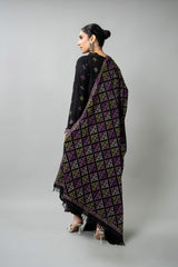 EMBROIDERED KARANDI LAWN SHAWL 1 PCS