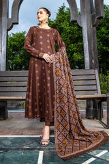 EMBROIDERED KARANDI LAWN SHAWL 1 PCS