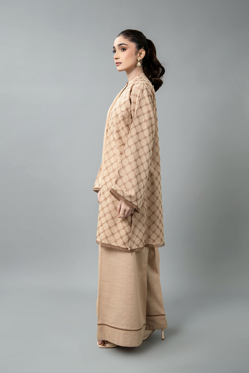 EMBROIDERED & EMBELISHED SLUB KHADDAR 3 PCS (UNSTITCHED)