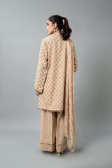 EMBROIDERED & EMBELISHED SLUB KHADDAR 3 PCS (UNSTITCHED)