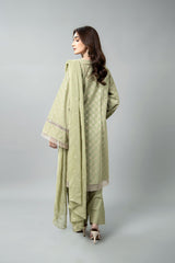 EMBROIDERED & EMBELISHED SLUB KHADDAR 3 PCS (UNSTITCHED)