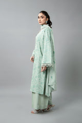 EMBROIDERED SLUB KHADDAR 3 PCS (UNSTITCHED)